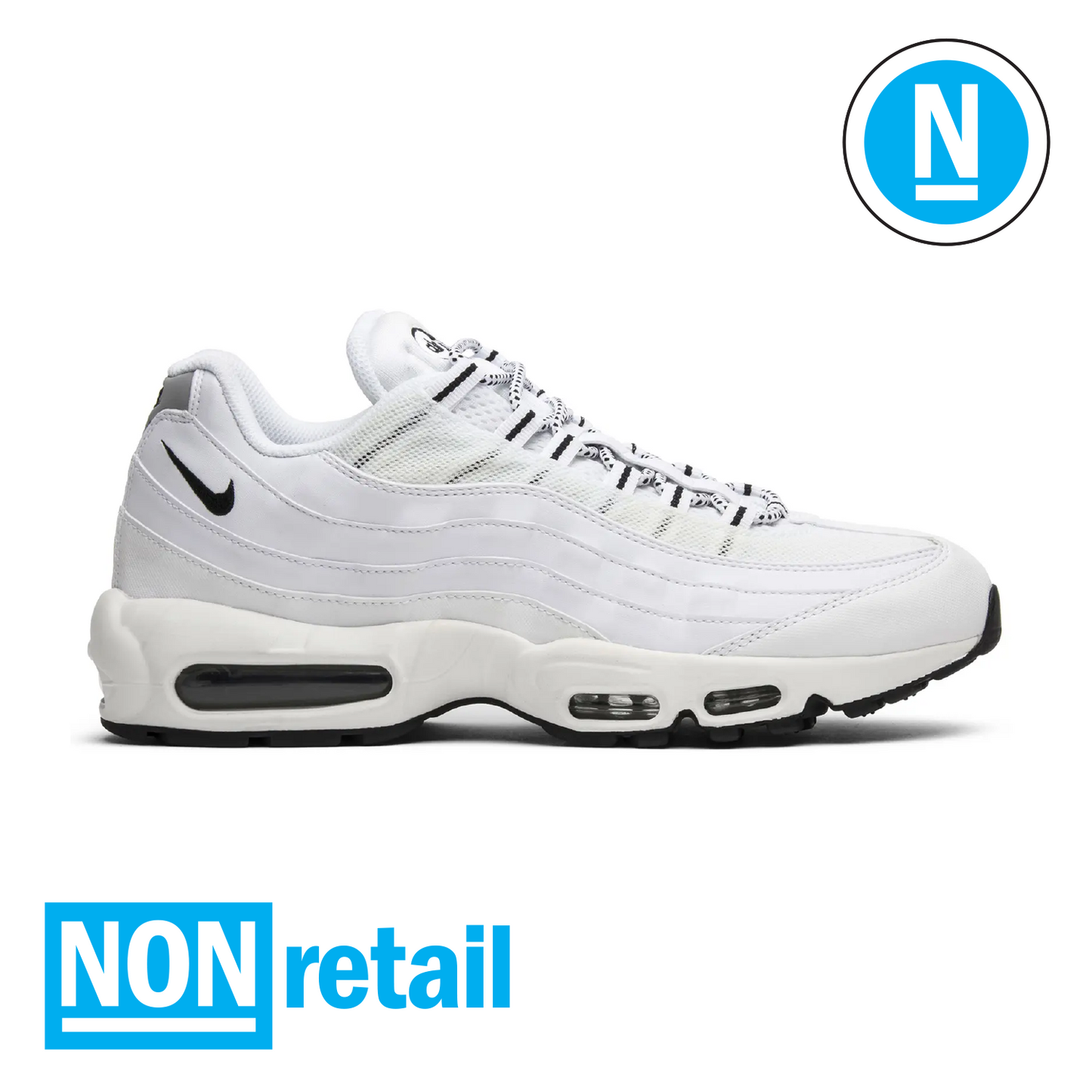 Nike AIRMAX 95 WHITE BLACK